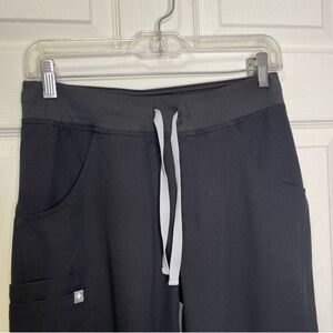 Figs Black Technical Collection Joggers